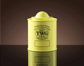 Saturn Tea Tin in Canary Yellow (50g)