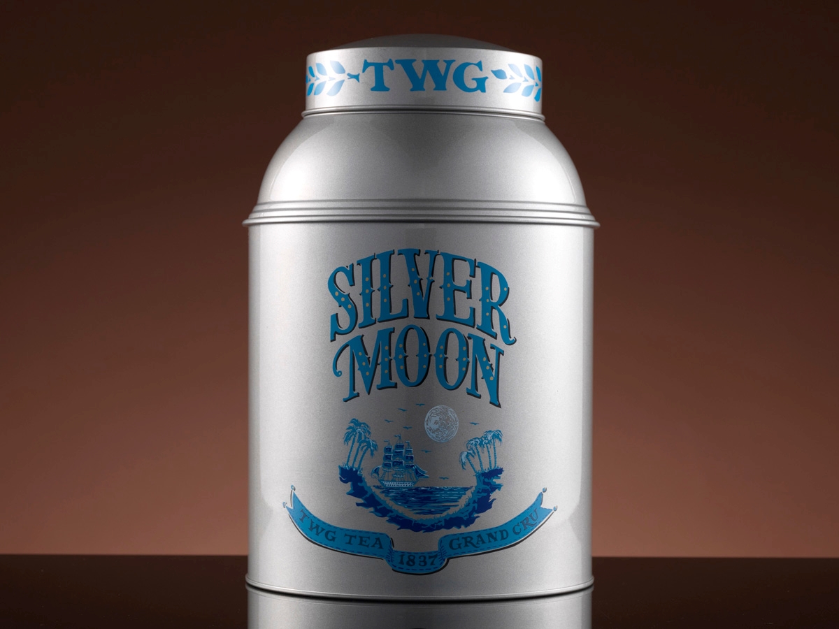 Collector's Tea Tin, Silver Moon Tea, 1kg (Tin Only)