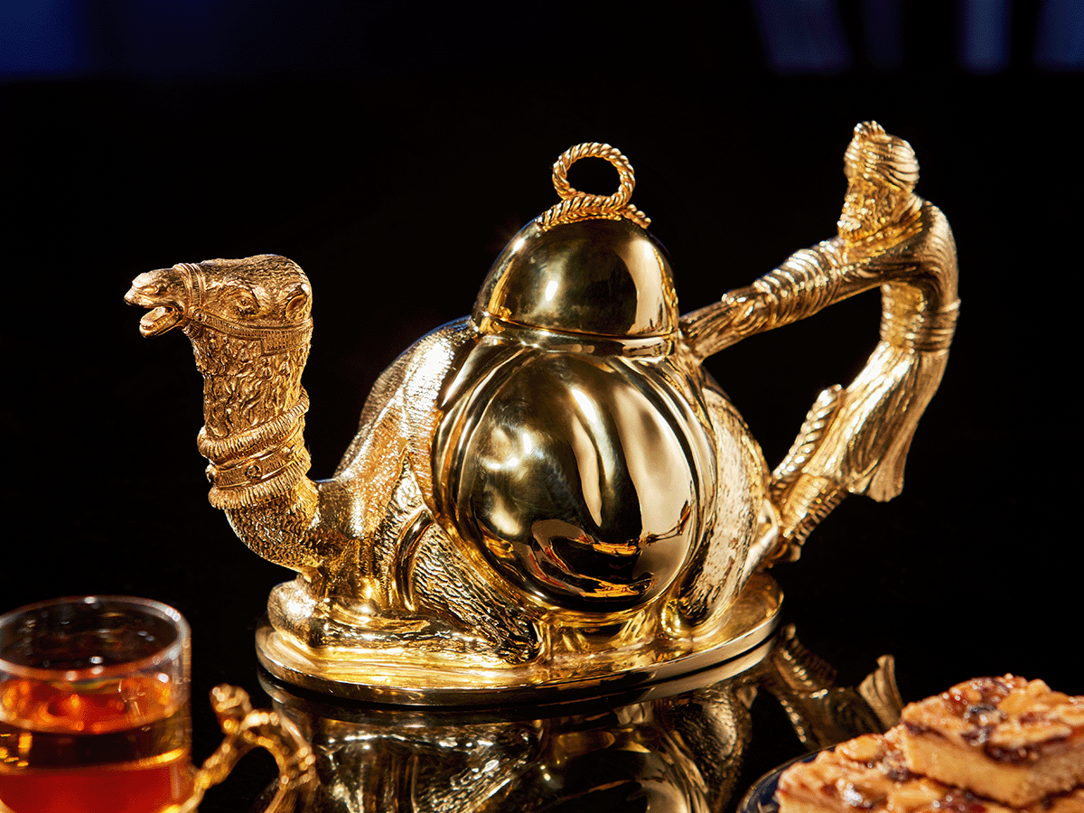 Emir Teapot with Gold Plating (700ml)