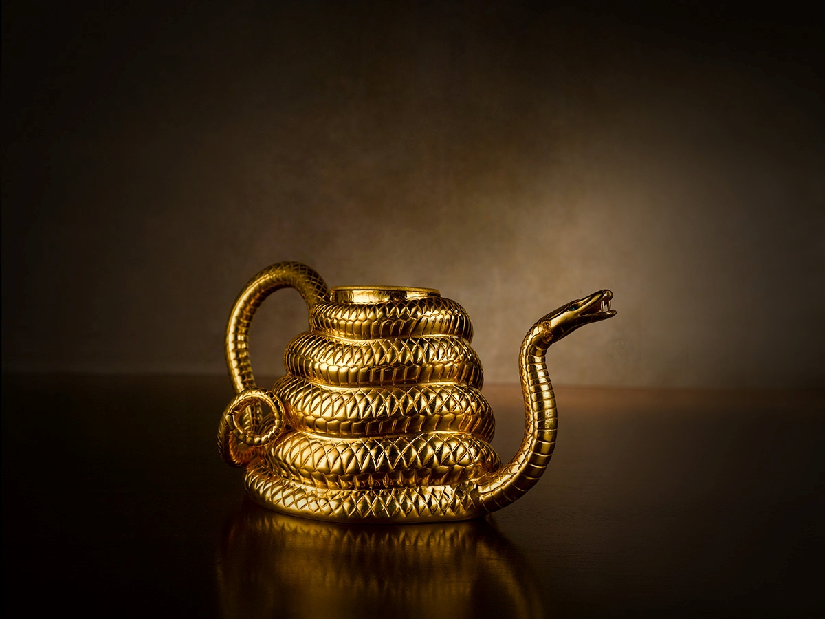 Sahara Teapot with Gold Plating (600ml)