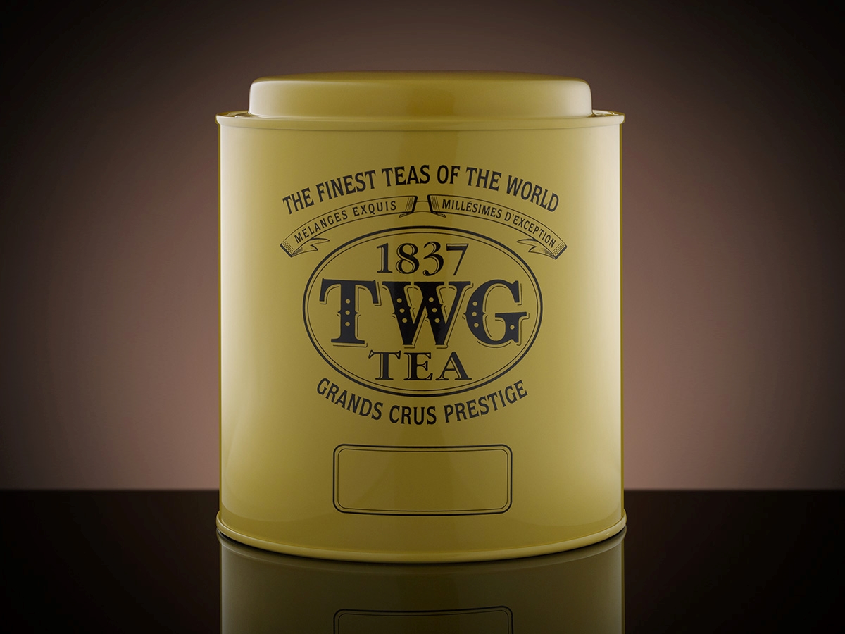 Artisan Tea Tin in Yellow (500g)