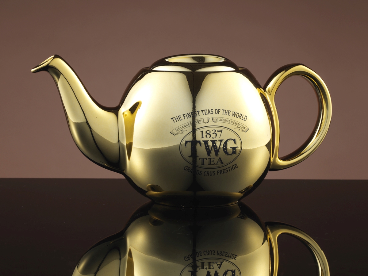 Design Orchid Teapot in Gold (900ml)