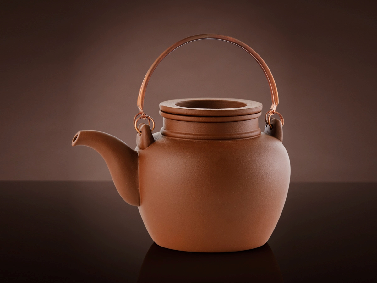 Yixing Teapot in Orange (1.2L)