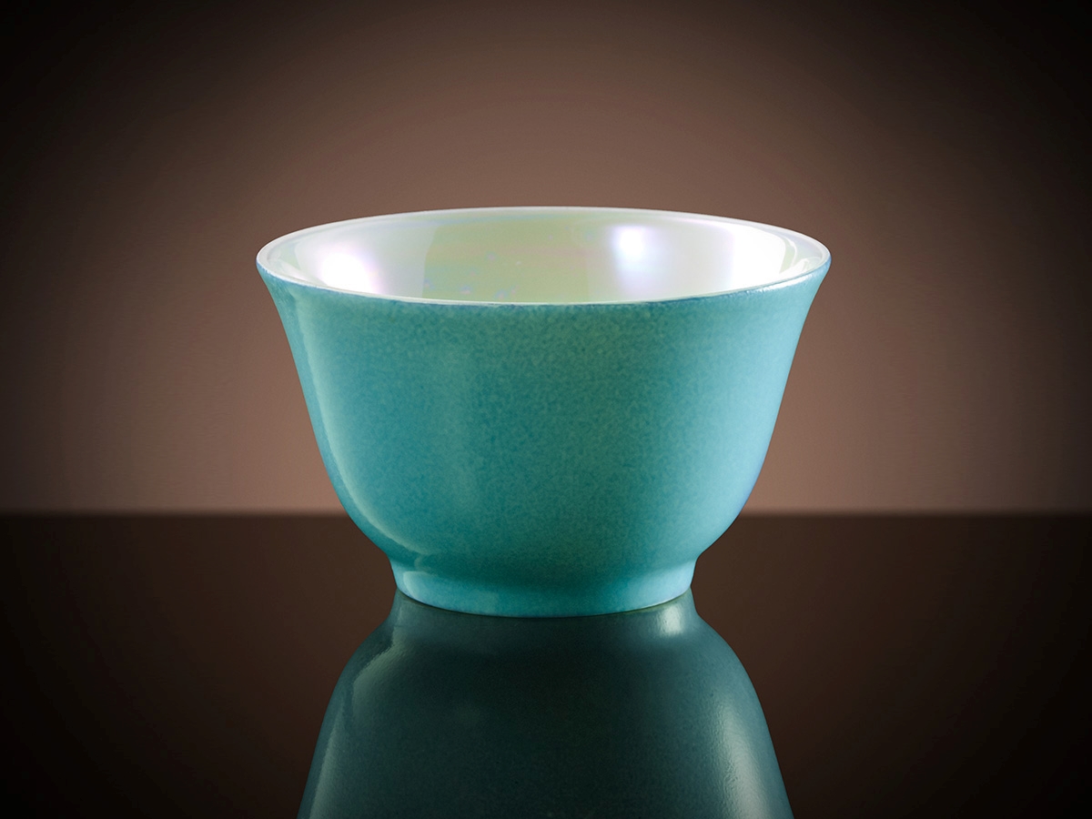 Glamour Tea Bowl in Turquoise