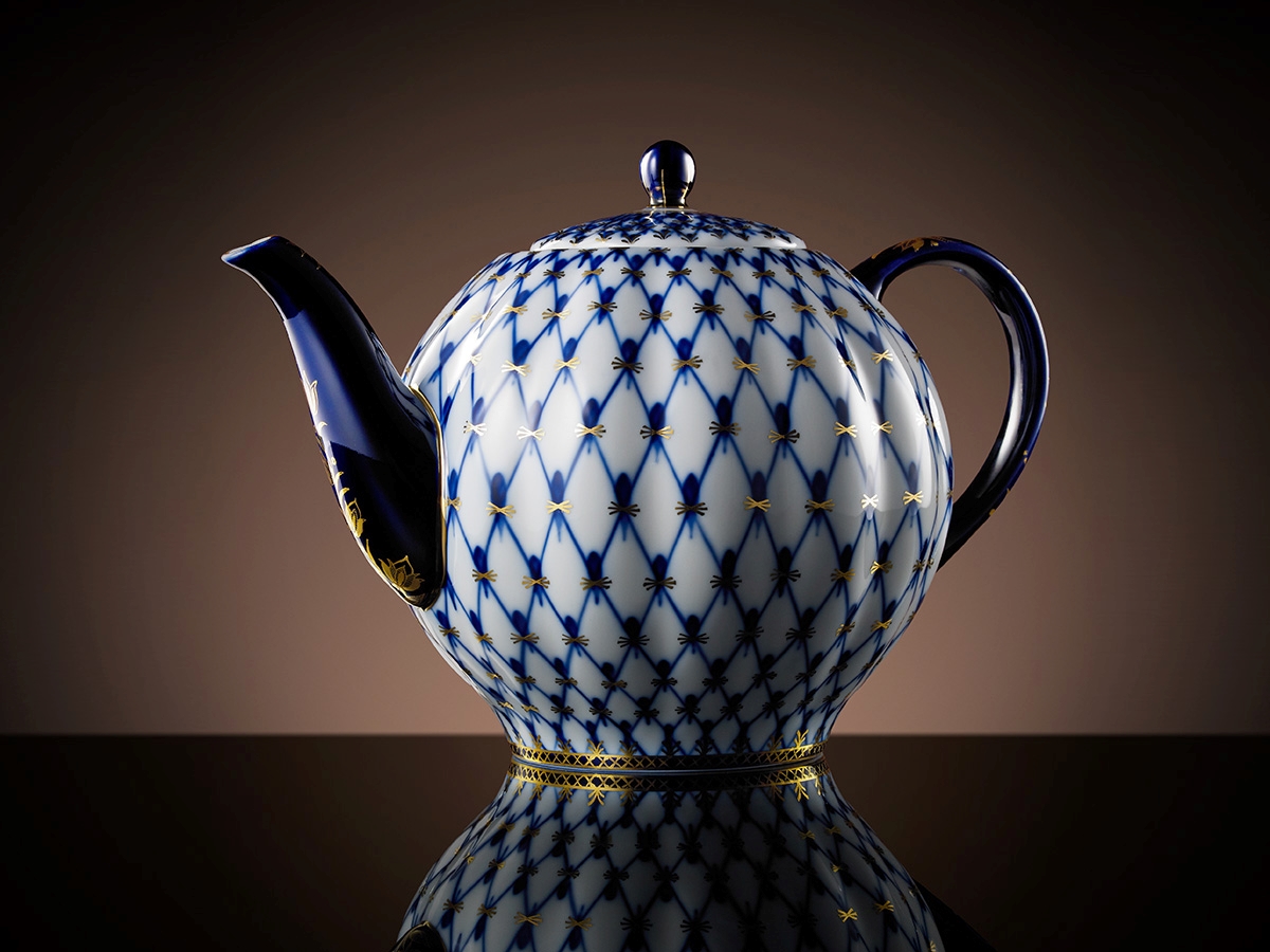 Grand Tsarina Teapot in Cobalt (2L)