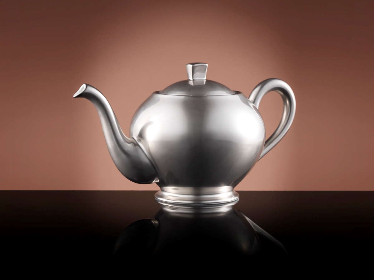 Glamour Teapot in Platinum (450ml)