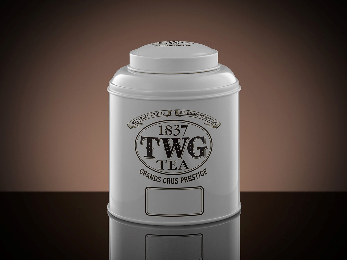 Classic Tea Tin in White (150g)