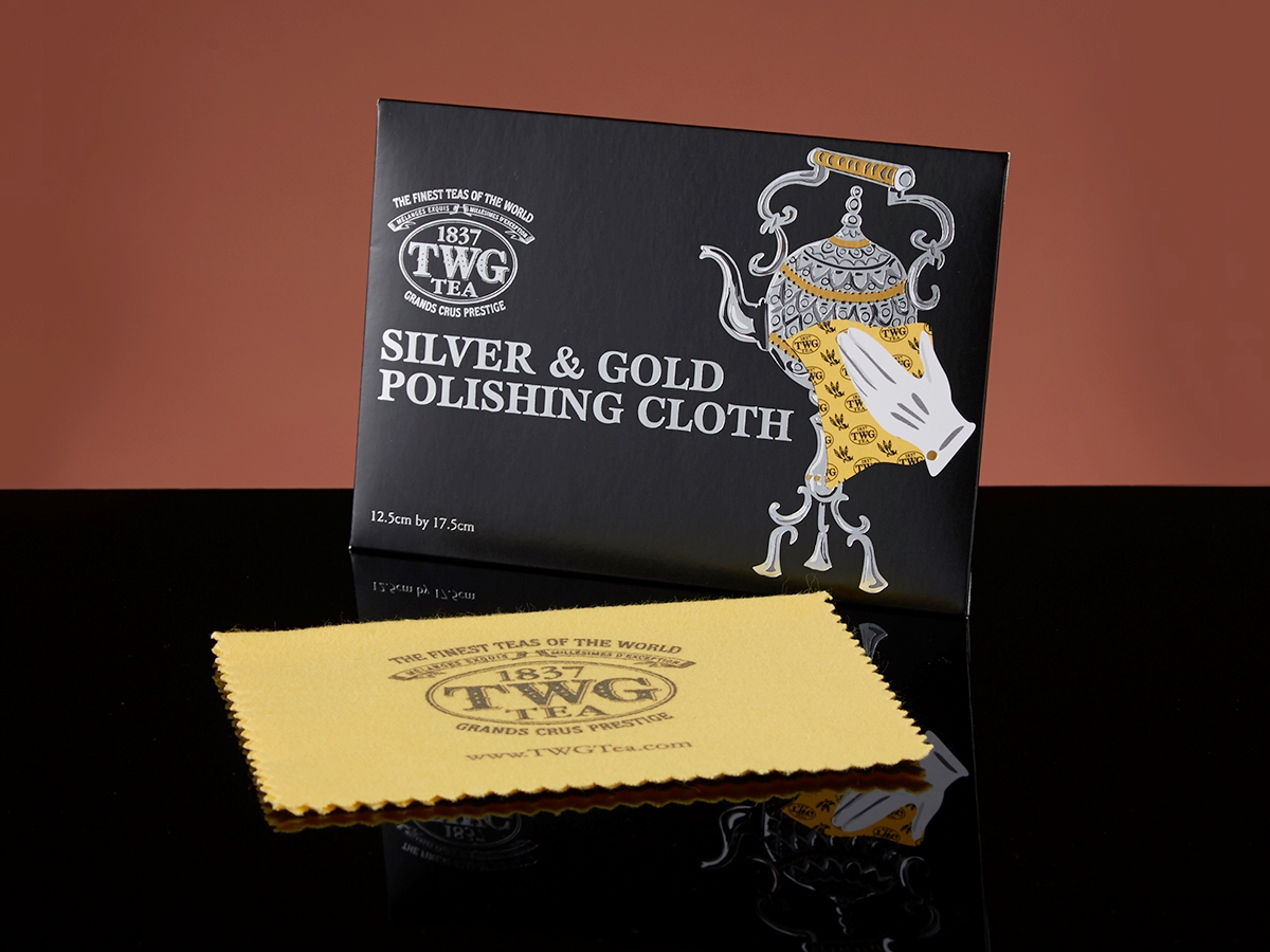 TWG Tea Silver & Gold Polish Cloth