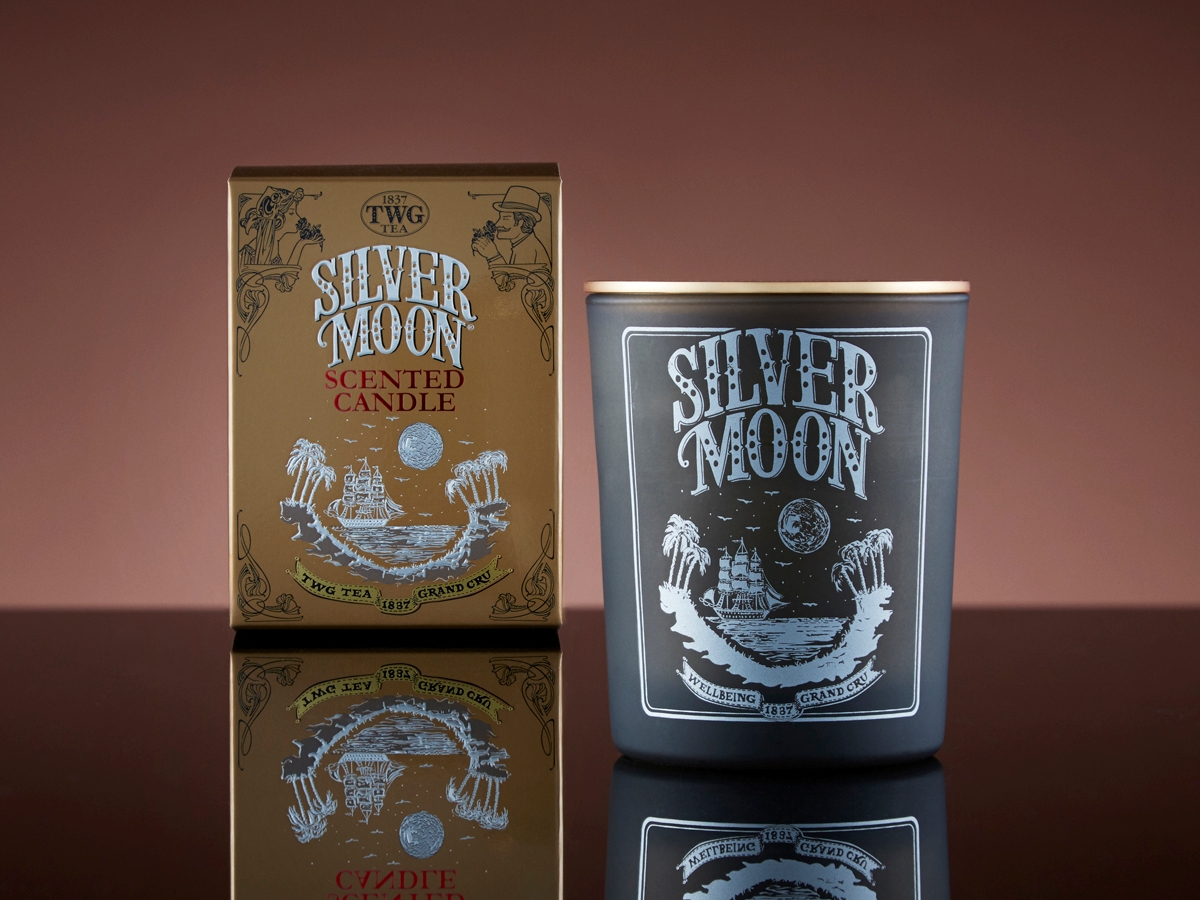 Silver Moon Tea Scented Candle