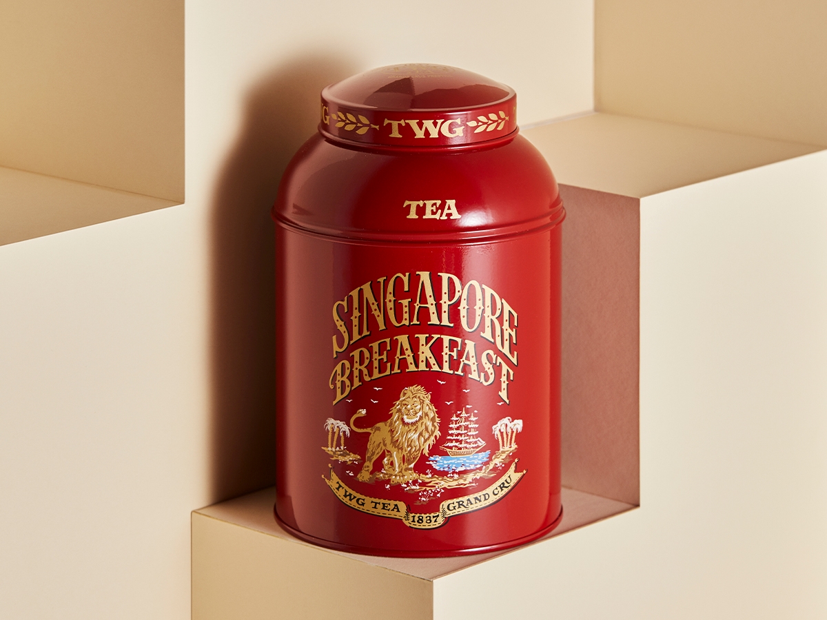 Collector's Tea Tin, Singapore Breakfast Tea, 250g (Tin Only)