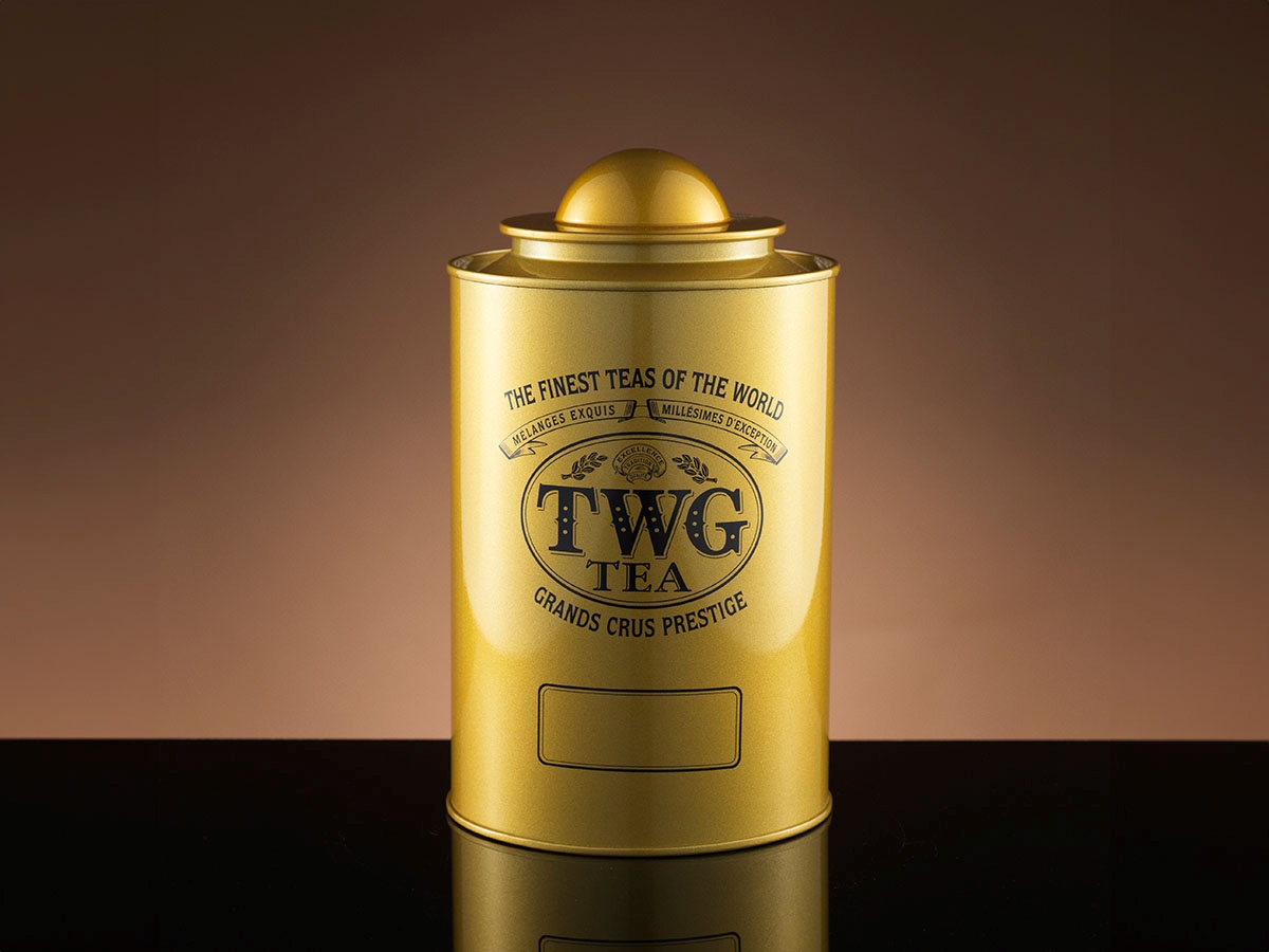 Saturn Tea Tin in Gold (250g)