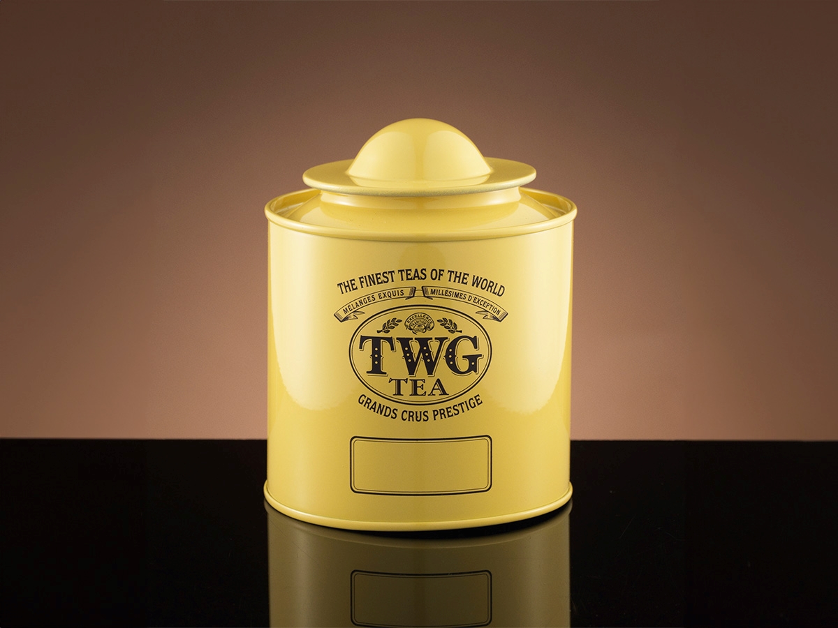 Saturn Tea Tin in Yellow (100g)