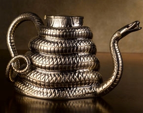 Sahara Teapot with Silver Plating