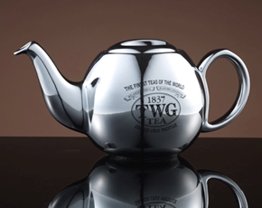 Design Orchid Teapot in Silver (900ml)