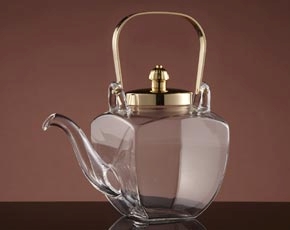 French Teapot in Gold 