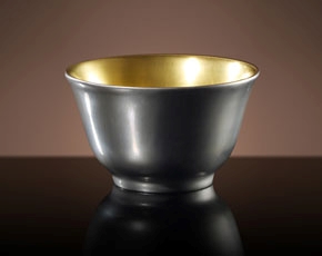 Glamour Tea Bowl in Gold and Platinum