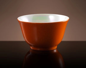 Glamour Tea Bowl in Orange