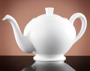Glamour Teapot in White (450ml)