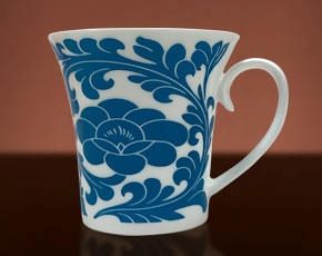 Jardin Tea Mug in Blue