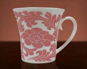 Jardin Tea Mug in Pink