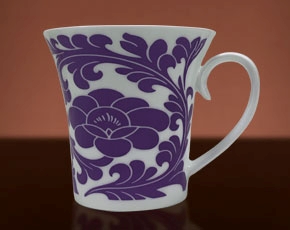 Jardin Tea Mug in Violet