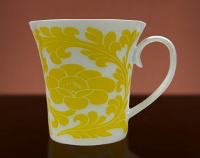 Jardin Tea Mug in Yellow