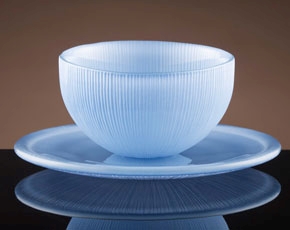 Firefly Tea Bowl & Saucer in Sky Blue