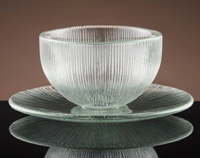 Firefly Tea Bowl & Saucer in Clear