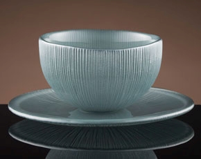 Firefly Tea Bowl & Saucer in Silver