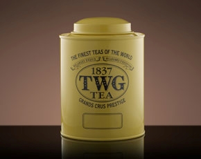 Artisan Tea Tin in Yellow (150g)