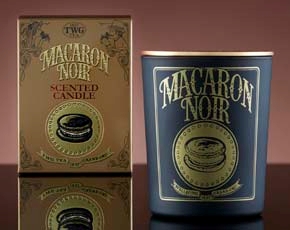 Macaron Noir Tea Scented Candle
