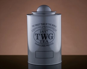 Saturn Tea Tin in Silver (250g)